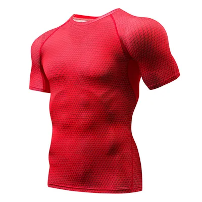 Tights Men's Sports Running Short Sleeve