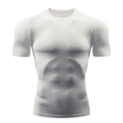 Tights Men's Sports Running Short Sleeve