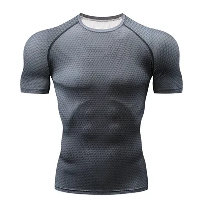 Tights Men's Sports Running Short Sleeve