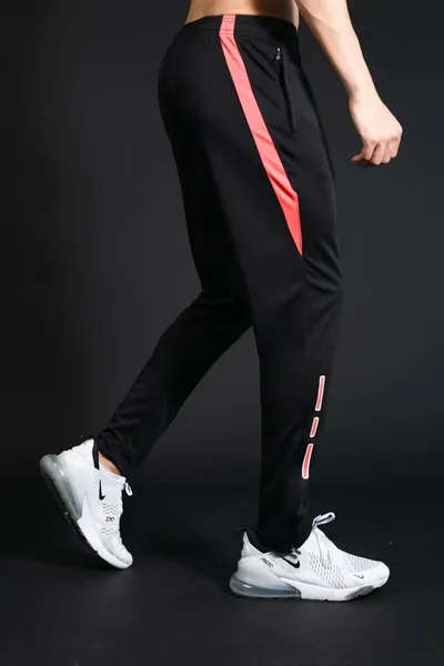 Sports Men's Trousers Outdoor Woven Zipper Loose Large Size