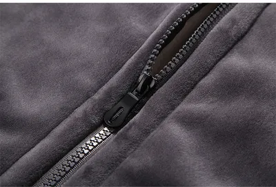 Thick Men's Fleece Waistcoat Vest Warm Vest Jacket