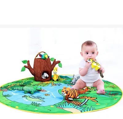 Baby Baby Play Blanket Early Education Animal Toys