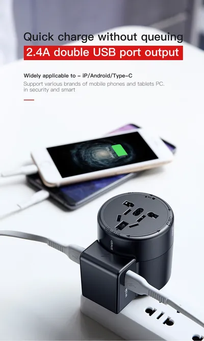 Power adapter for charger