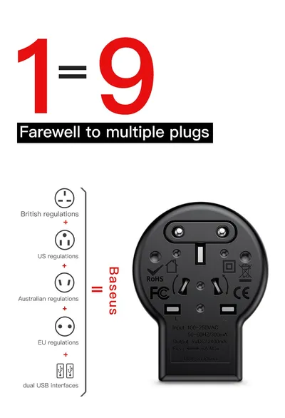 Power adapter for charger