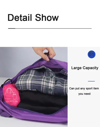 Endurable Fashion Sports Foldable Travel Bag