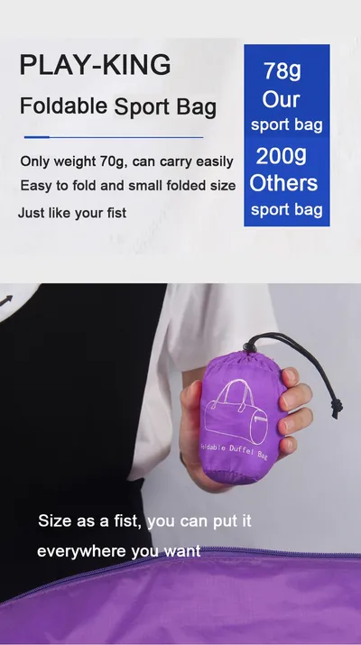 Endurable Fashion Sports Foldable Travel Bag