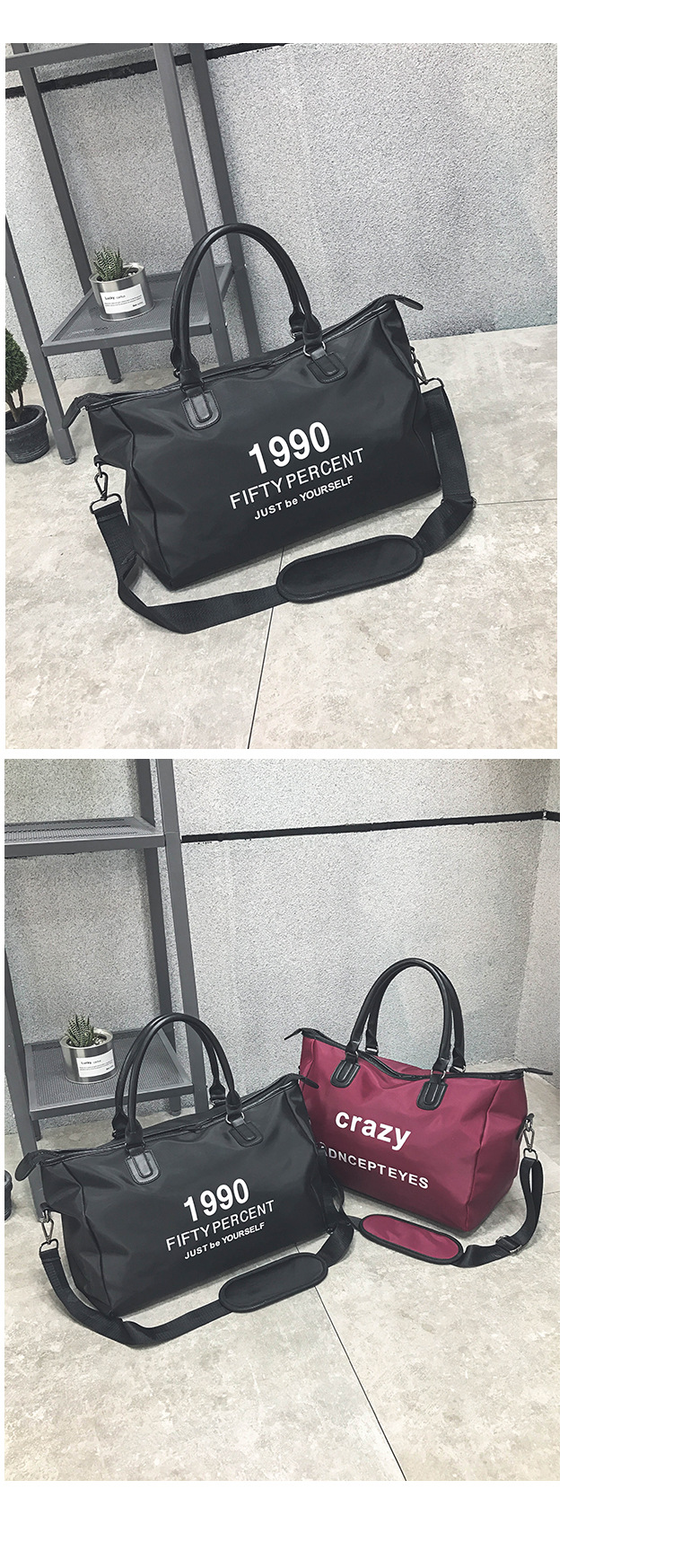 Large-capacity fitness sports bag