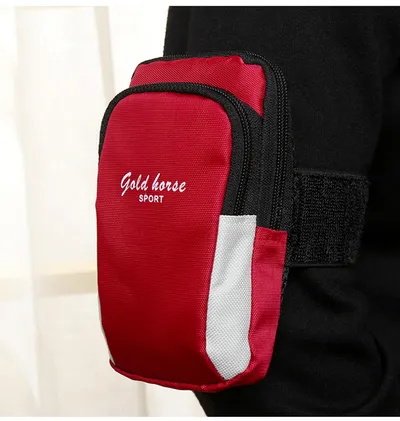 Nylon arm bag for fitness cycling
