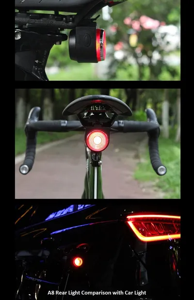 USB charging led warning tail light