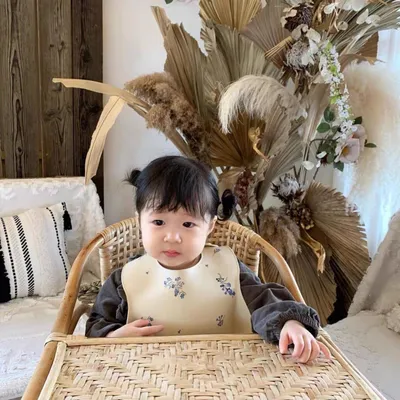 Baby Eating Bibs, Baby Waterproof Silicone Bibs, Feeding Rice Pockets