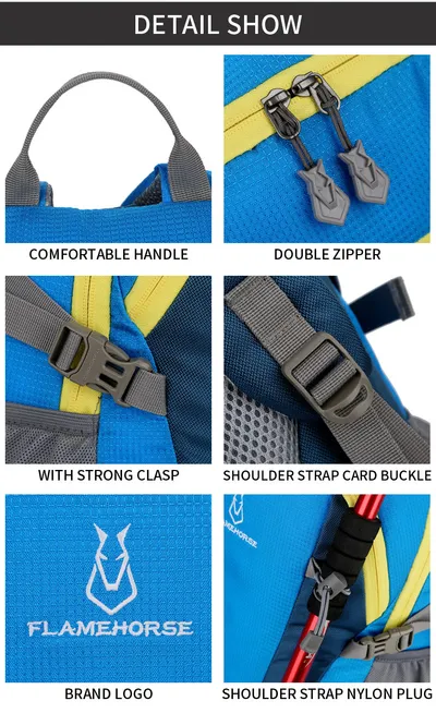Sports backpack men's and women's Backpack Travel Bag