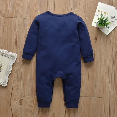 Baby Long-sleeved Romper Jumpsuit Spring And Autumn Baby Clothes