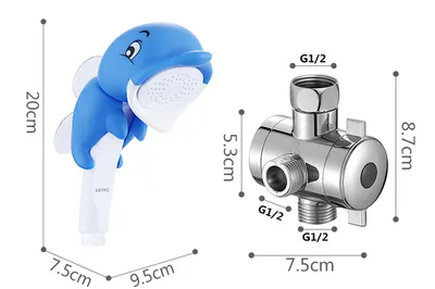 Rain Shower Set Bathroom Cartoon Hand-Held Household Rain Sprinkler