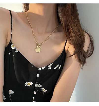 Baroque shaped pearl stacking necklace women