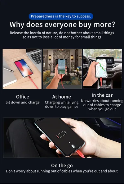 Mobile Phone Elbow Fast Charging Data Cable