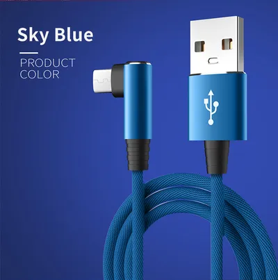 Mobile Phone Elbow Fast Charging Data Cable