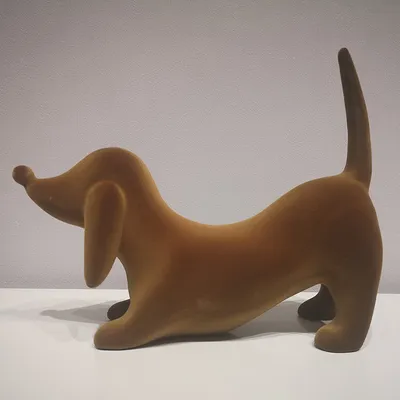 Modern Simple Flocking Puppy Decoration