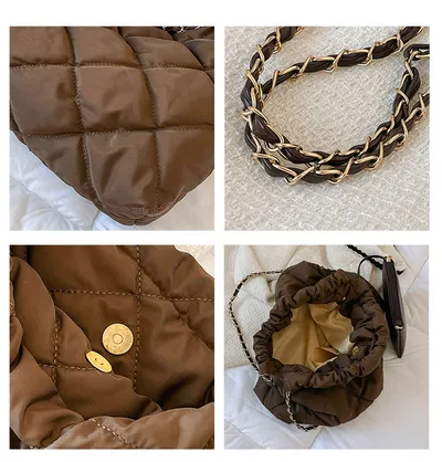 Rhombus Large Capacity Totes Fashion Women