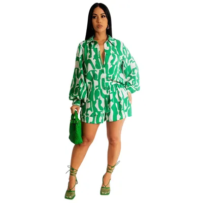 Women's Fashion Sports Loose Shorts Suit