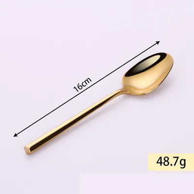 Stainless Steel Knife Fork And Spoon Set Hexagonal Forging