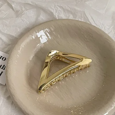 Women's Fashion Triangle Metal Barrettes