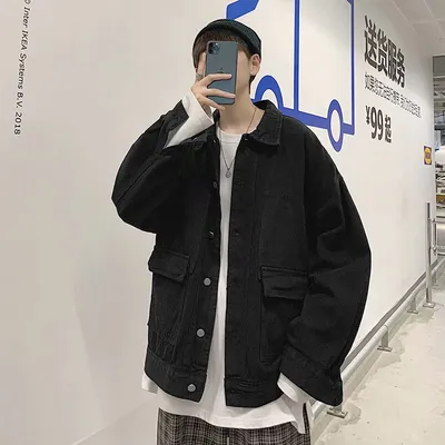 White Denim Style Ins Loose All-matching Top Korean Fashion Casual Workwear Jacket