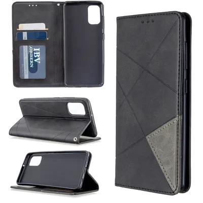 Phone Case Prismatic Magnetic Protective Leather Case