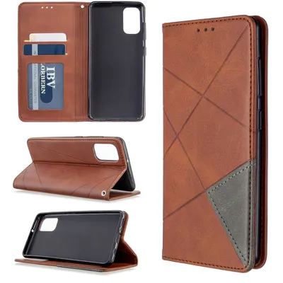 Phone Case Prismatic Magnetic Protective Leather Case