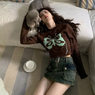 Fashion Loose Cool Knitwear For Women