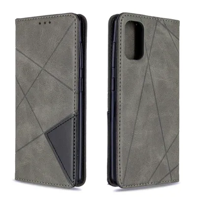 Phone Case Prismatic Magnetic Protective Leather Case
