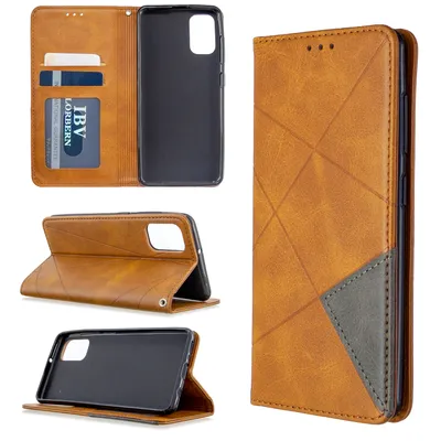 Phone Case Prismatic Magnetic Protective Leather Case