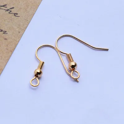 DIY Earrings Accessories Anti-allergic Copper Plated Ear Hooks