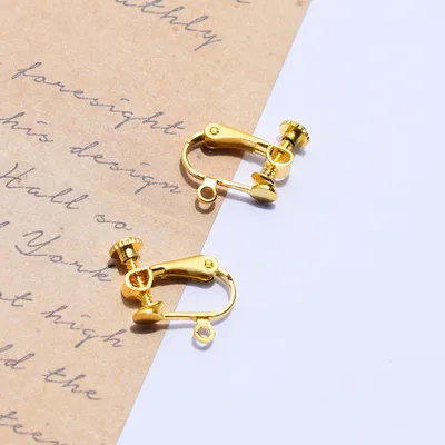 DIY Earrings Accessories Anti-allergic Copper Plated Ear Hooks