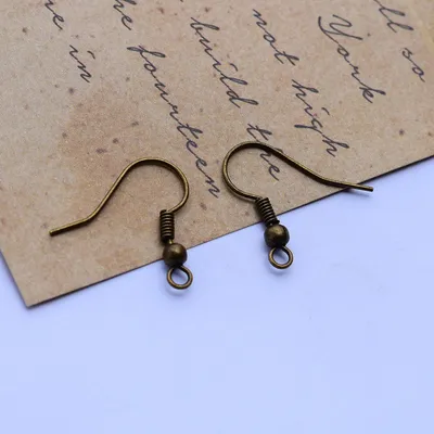DIY Earrings Accessories Anti-allergic Copper Plated Ear Hooks