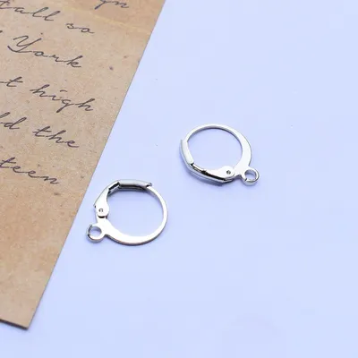 DIY Earrings Accessories Anti-allergic Copper Plated Ear Hooks