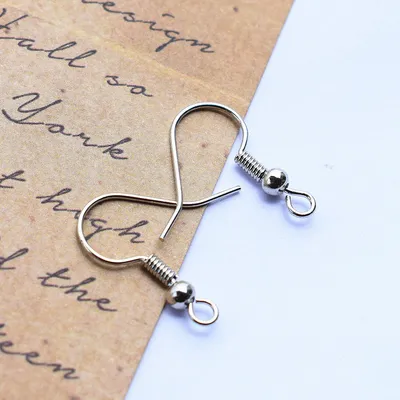 DIY Earrings Accessories Anti-allergic Copper Plated Ear Hooks