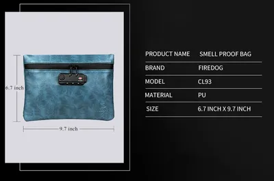 Activated carbon deodorant clutch