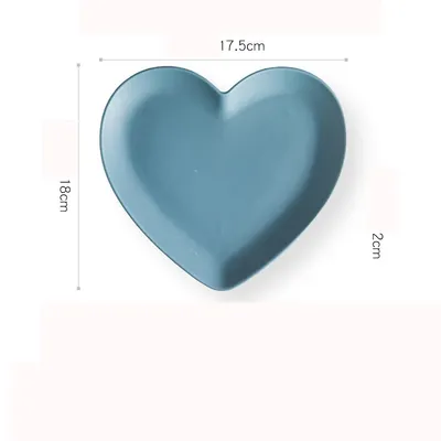 Microwave Oven Love Plate Household Desserts Dish
