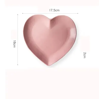 Microwave Oven Love Plate Household Desserts Dish
