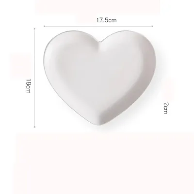 Microwave Oven Love Plate Household Desserts Dish