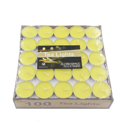 15-2 Hours Birthday Tea Heating Tea Confession Romantic Round Wax