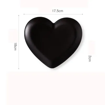 Microwave Oven Love Plate Household Desserts Dish