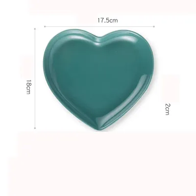 Microwave Oven Love Plate Household Desserts Dish