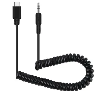 Suitable For DJI Osmo Pocket Camera 35mm Female Connector To Type-C Recording Spring Wire