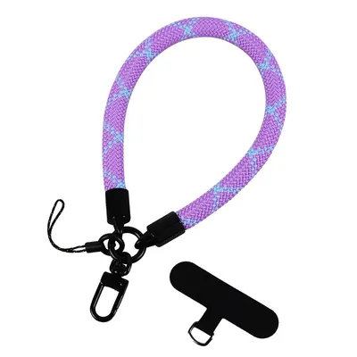 Mobile Phone Short Polyester Rope Anti-theft Wrist Strap Keychain