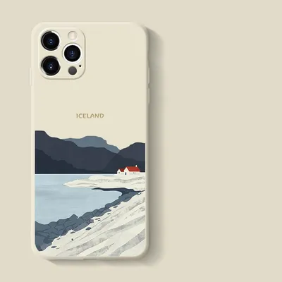 Transparent Phone Case Simple Straight Edge