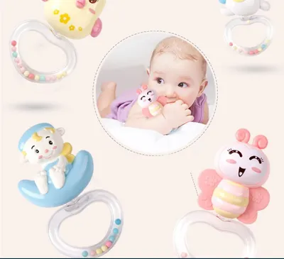 Baby Rattles Crib Mobiles Toy Holder Rotating Mobile Bed Bell Musical Box Projection Newborn Infant Baby Boy Toys