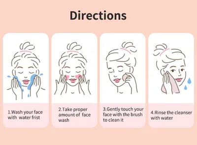 Mini Silicone Electric Face Cleansing Brush Electric Facial Cleanser Facial Cleansing Brush Skin Massager Skin Care Tools
