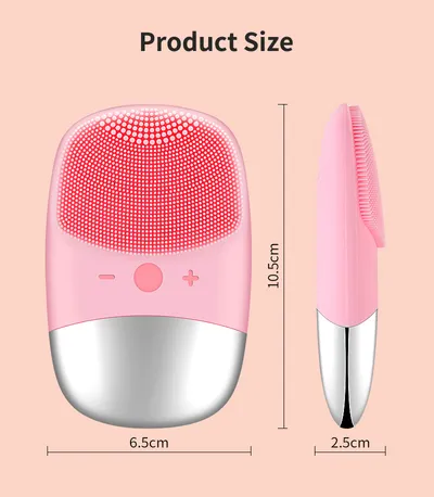 Mini Silicone Electric Face Cleansing Brush Electric Facial Cleanser Facial Cleansing Brush Skin Massager Skin Care Tools
