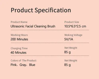 Mini Silicone Electric Face Cleansing Brush Electric Facial Cleanser Facial Cleansing Brush Skin Massager Skin Care Tools